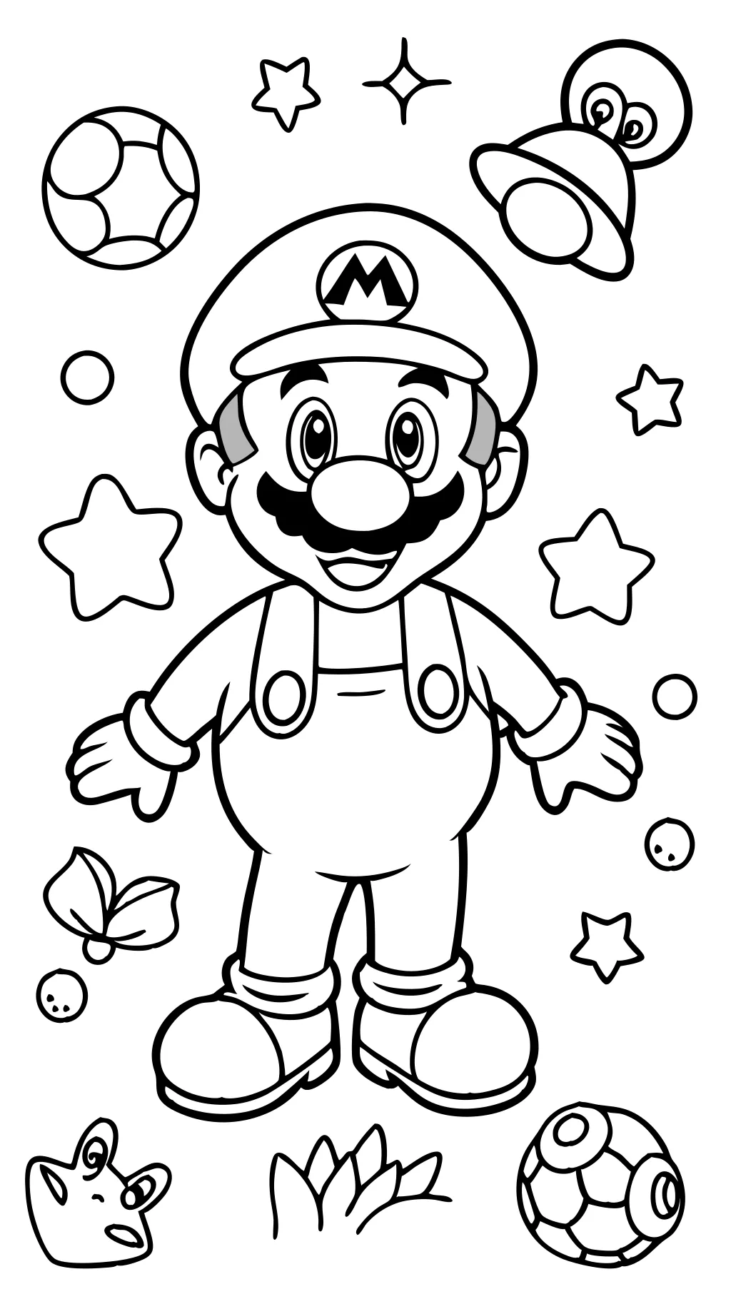 luigi coloring pages